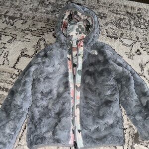 The North Face Kids Gray Fleece Jacket